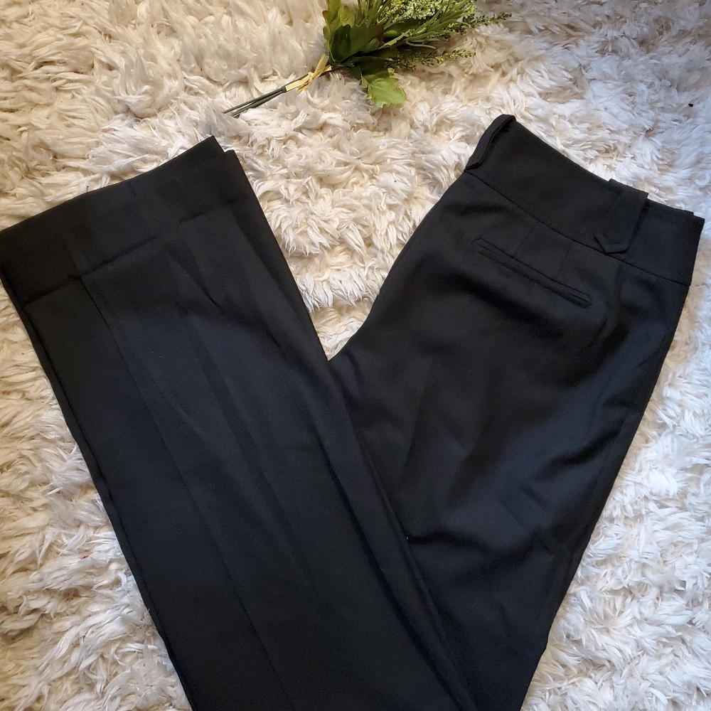 EUC Ann Taylor Margo black pants size 6 long